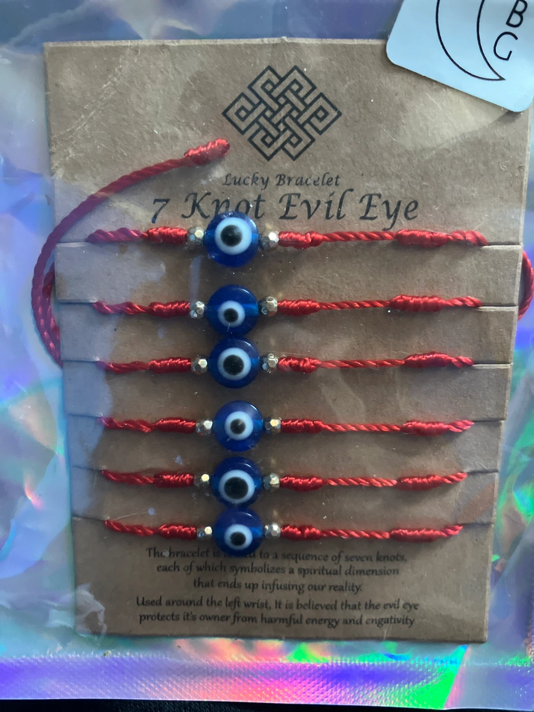 7 Knot Evil Eye Lucky Bracelets (Set of 7)