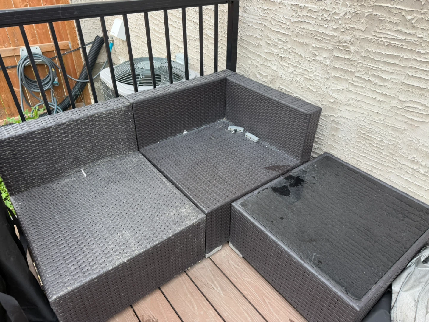 Outsunny 7 piece patio sectional