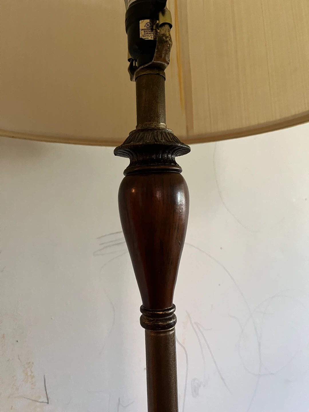 Vintage bronze Floor Lamp - photo 3