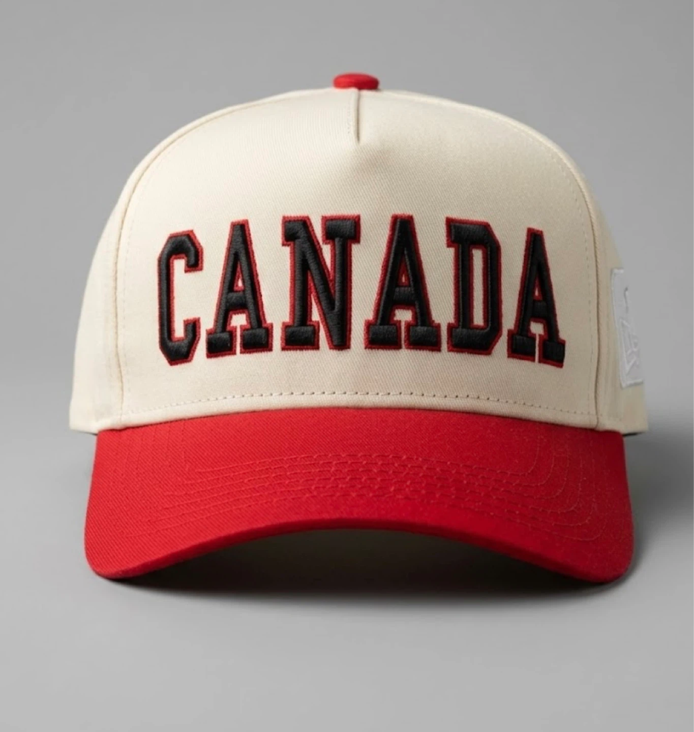 Canada Baseball Cap, FIFA edition - Cream and Red