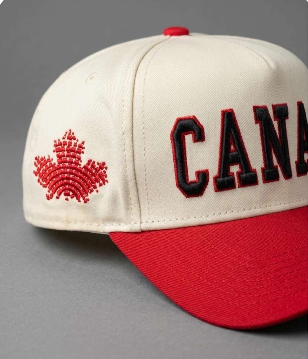Canada Baseball Cap, FIFA edition - Cream and Red - photo 2