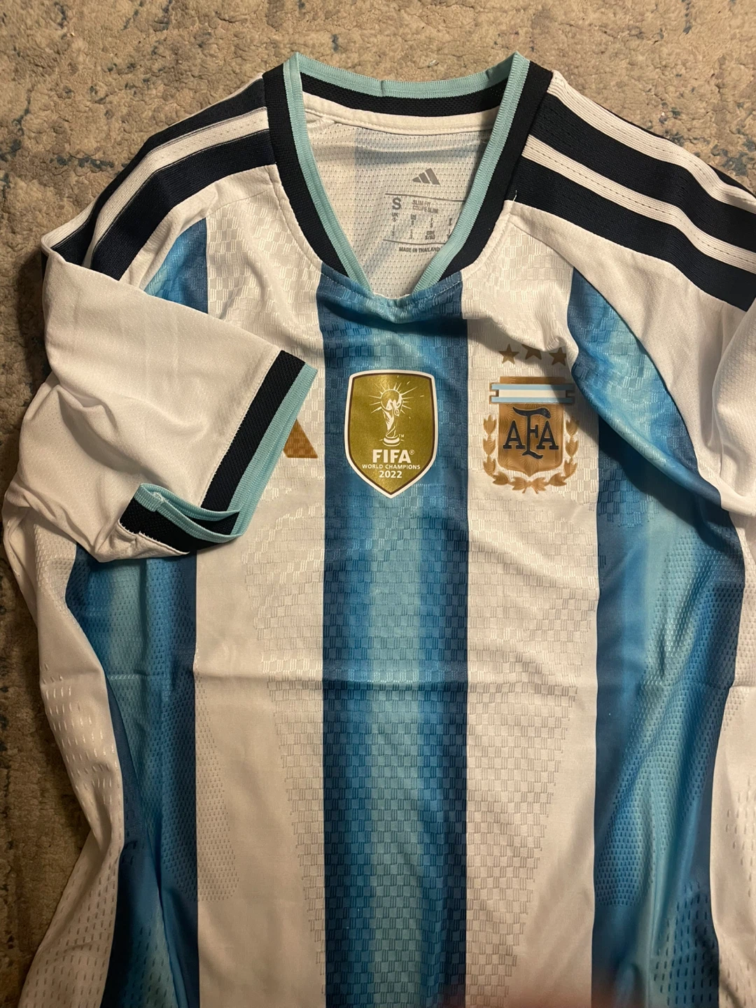 Adidas Argentina FIFA World Cup Champions Soccer Jersey - photo 3