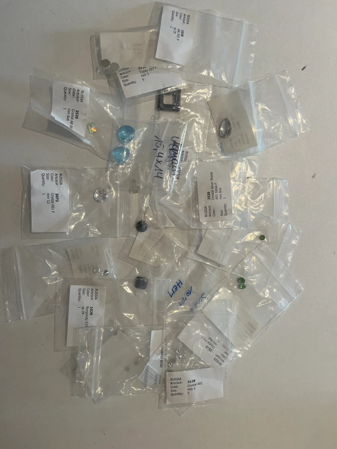 Assorted Rhinestones & Crystals