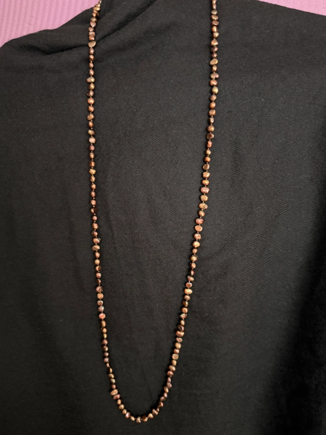 ⚽️ 6 different pearl Beaded Necklaces - photo 4