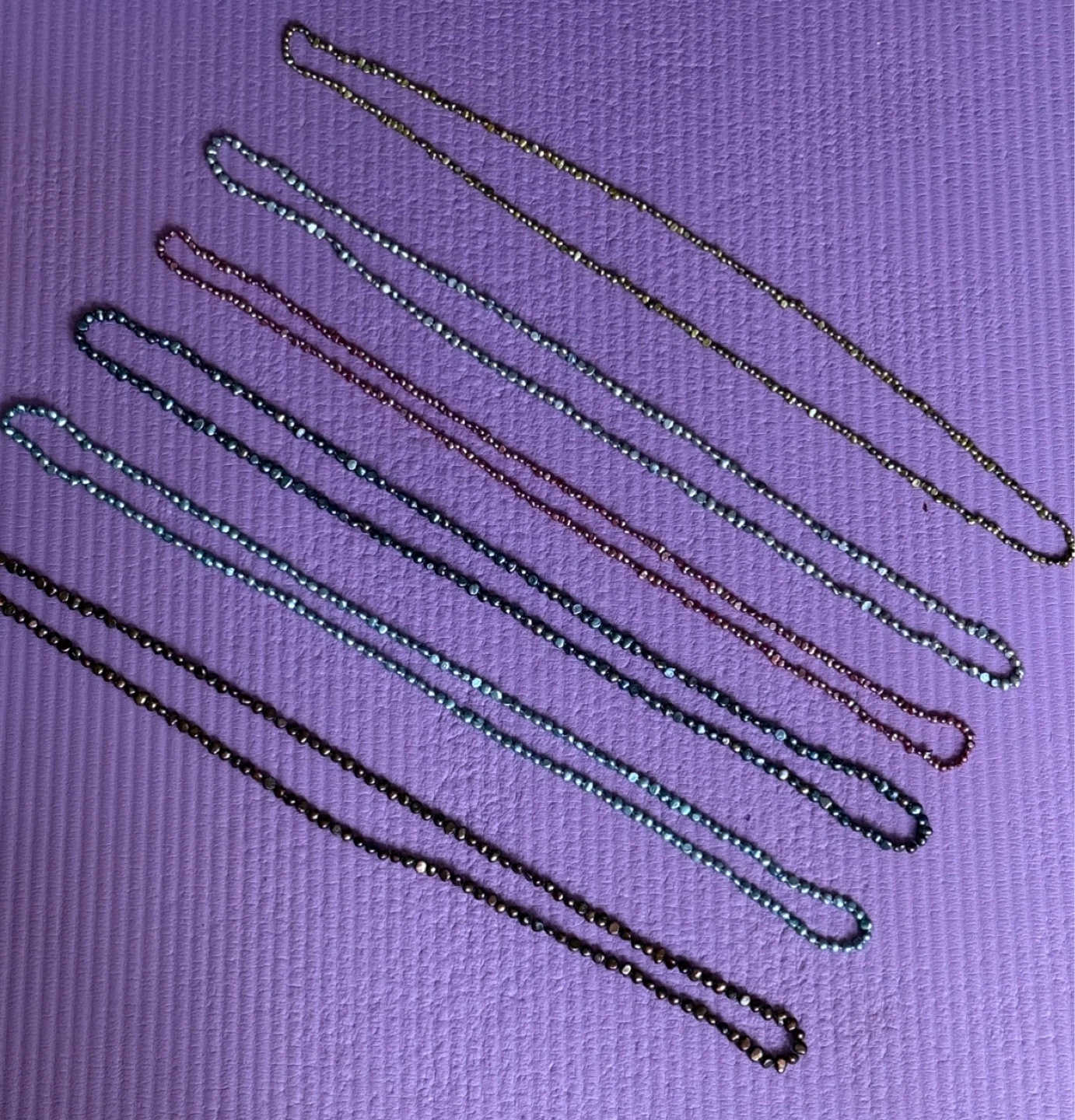 ⚽️ 6 different pearl Beaded Necklaces