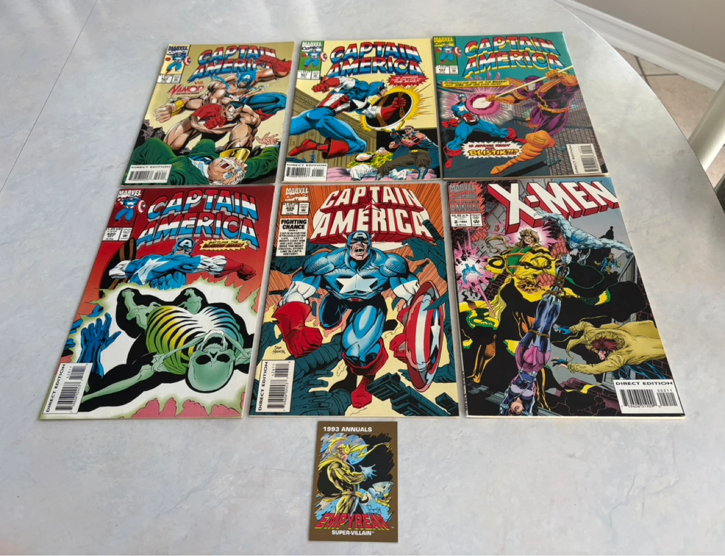 Vintage Captain America comics