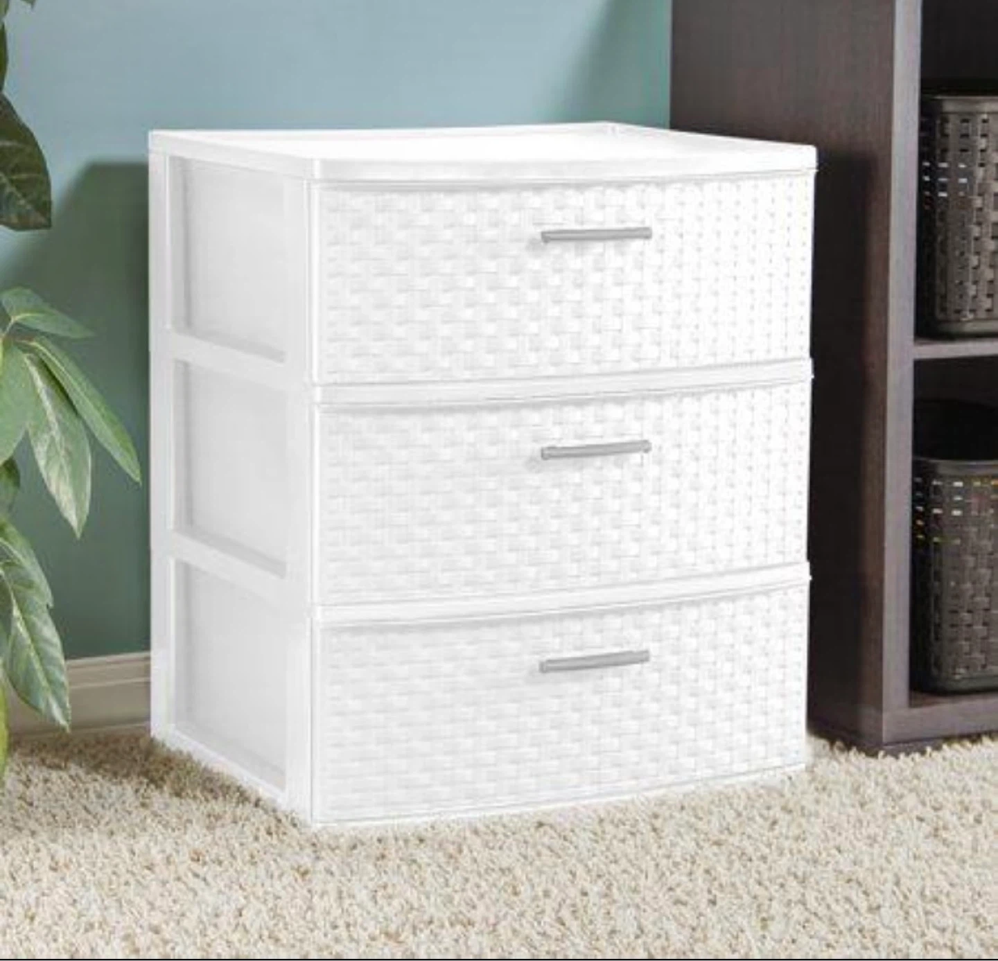 Sterilite 3-Drawer Rolling Cart