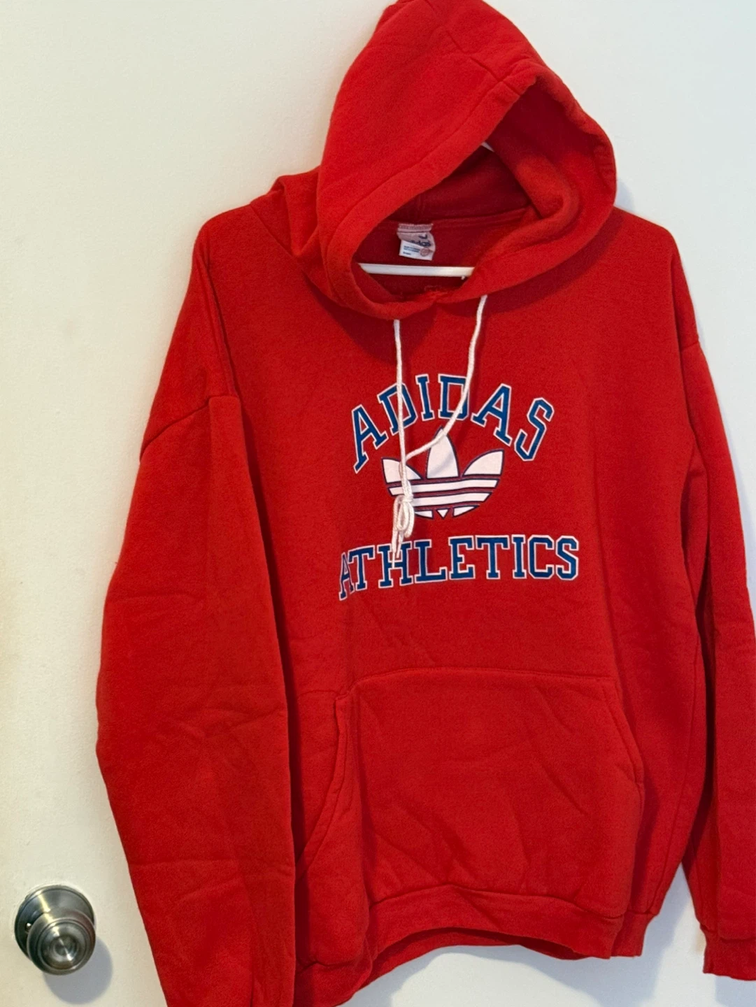 1980’s Red Adidas Athletics Hoodie