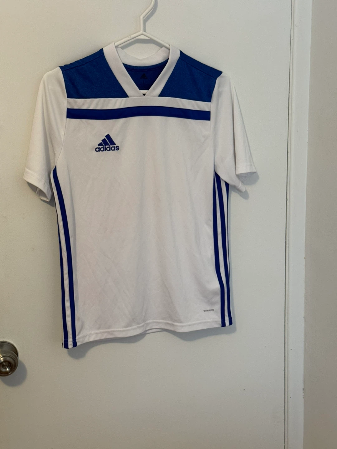 Youth Adidas Climalite Soccer Jersey Size L