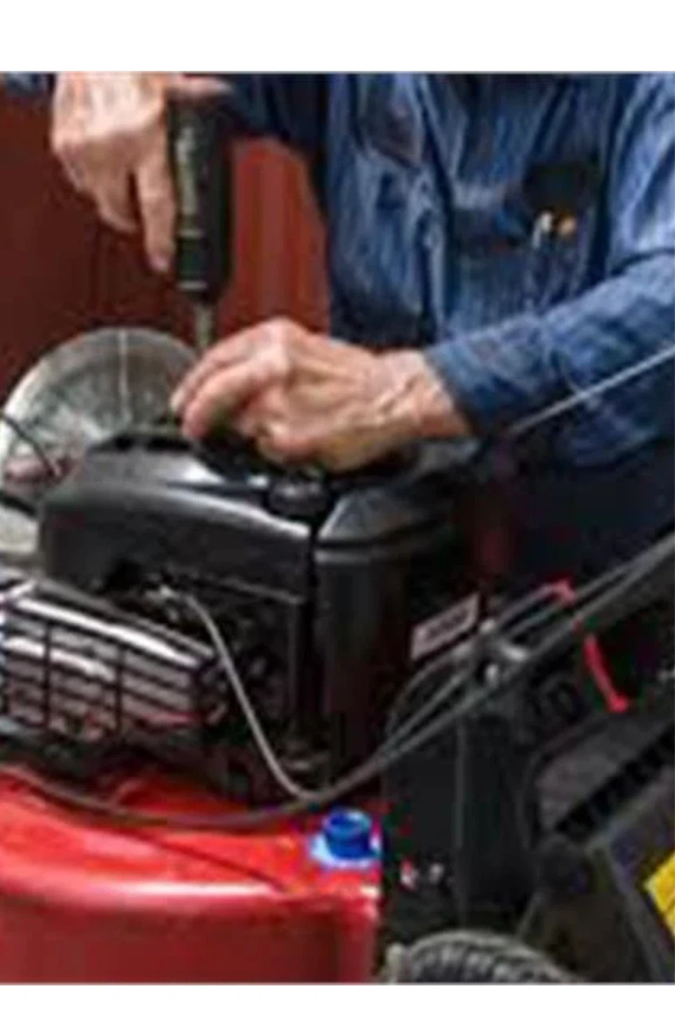Lawnmower won’t start contact me. I come your place to fix it.