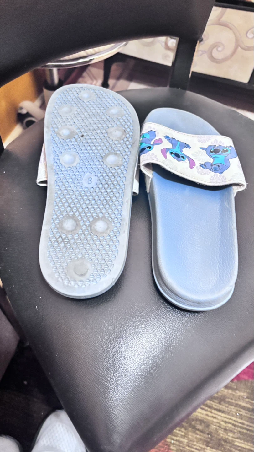 ⚽️ Blue Stitch Slides Size 8 - photo 2