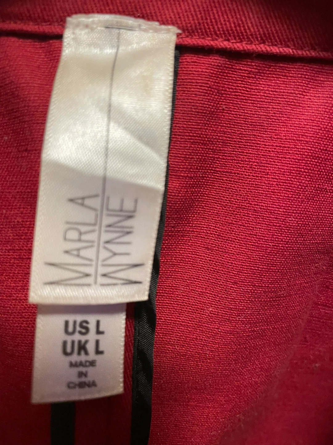 Marla Wynne Red Jacket - Size L - photo 5