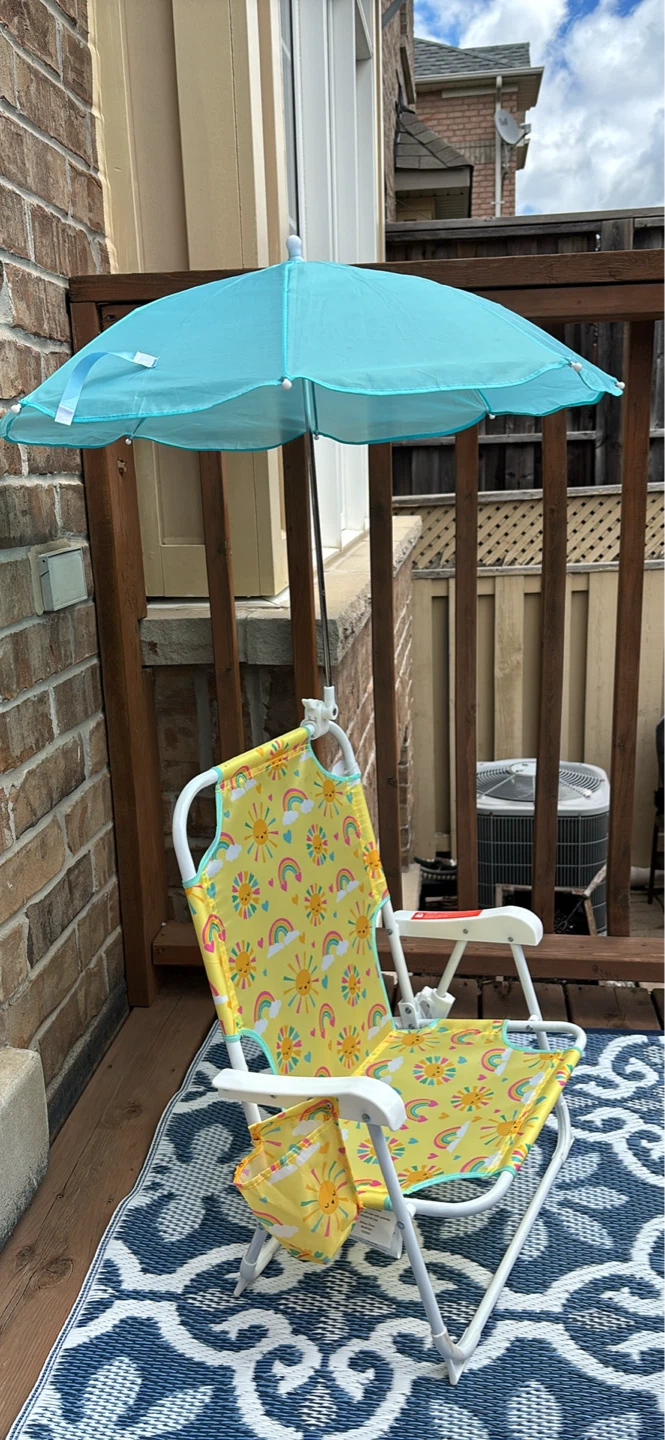 Kids Beach Chair with Umbrella