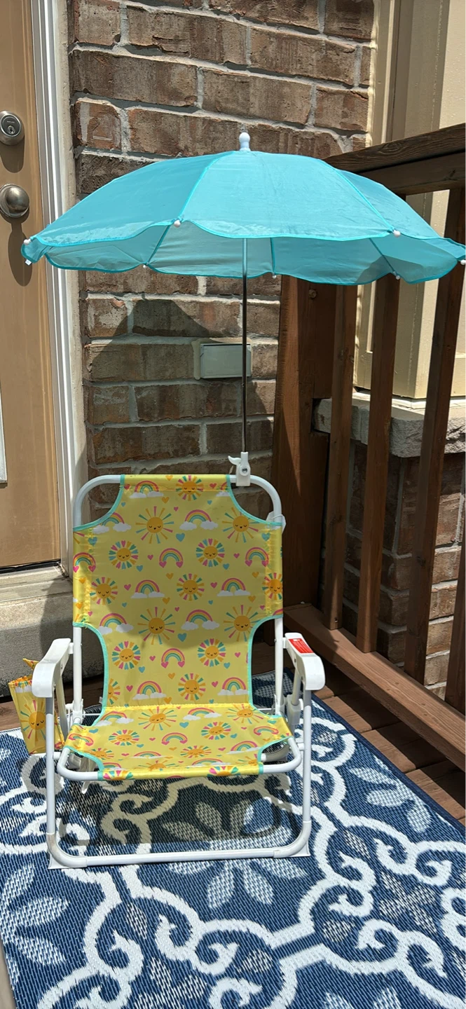 Kids Beach Chair with Umbrella - photo 4