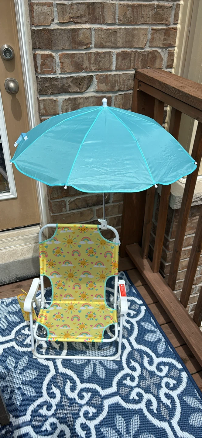 Kids Beach Chair with Umbrella - photo 3