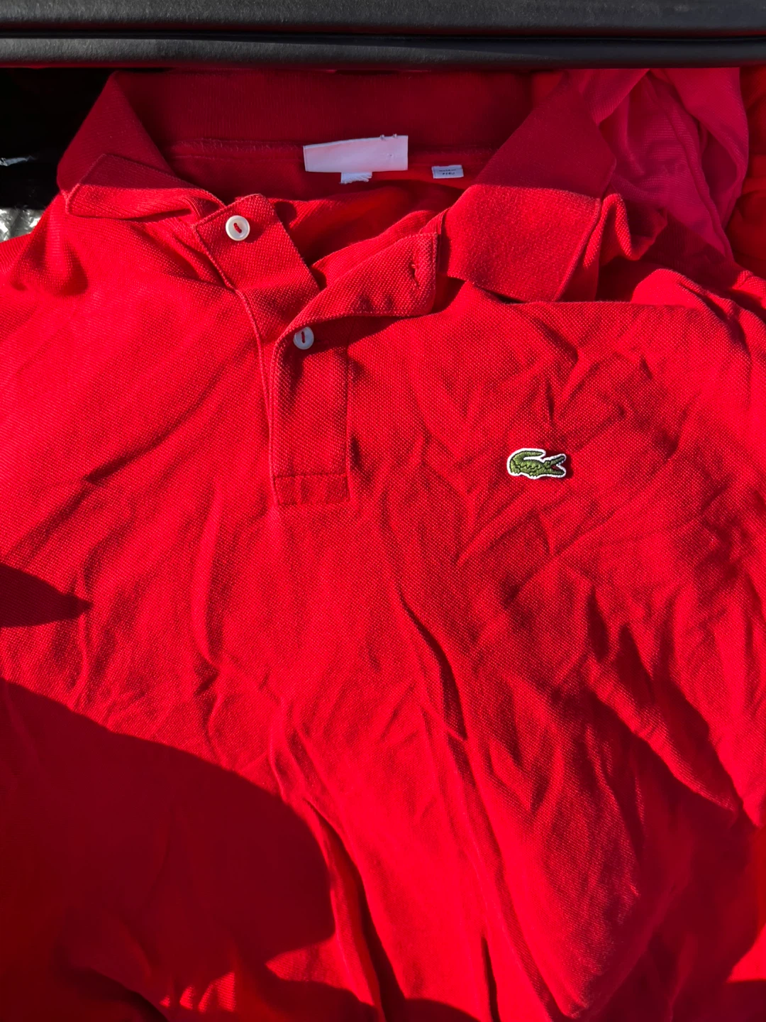 Lacoste Red Polo Shirt - photo 3