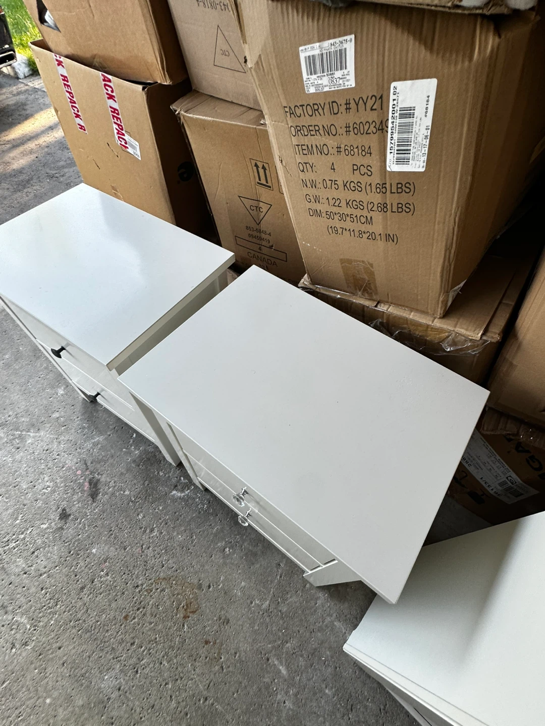 Ikea hemnes nightstands - photo 2