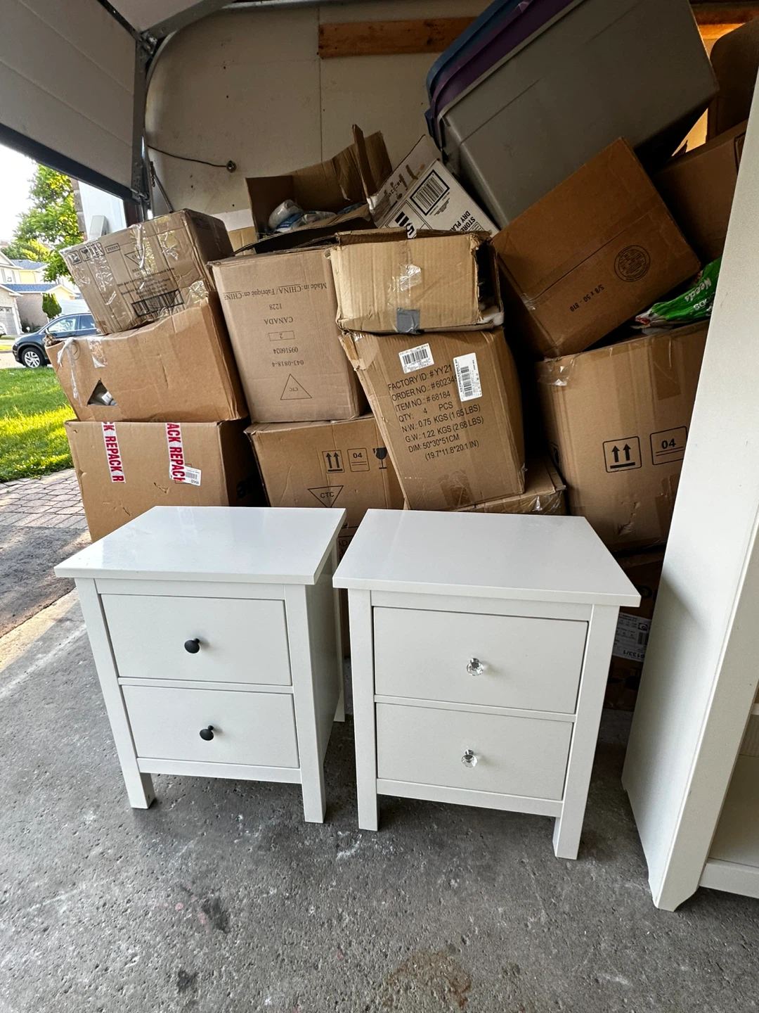 Ikea hemnes nightstands