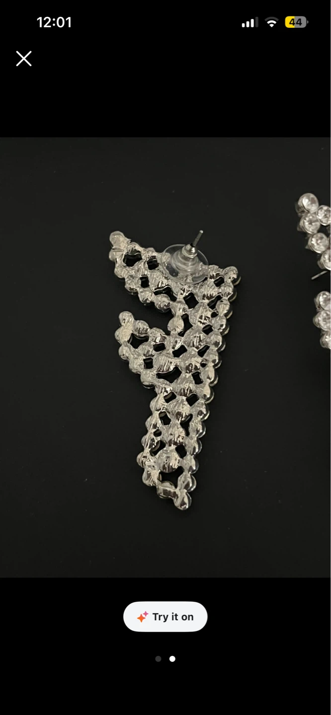 Large Fendi inspo Statement Earrings - photo 3