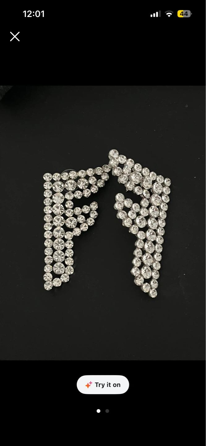Large Fendi inspo Statement Earrings - photo 2