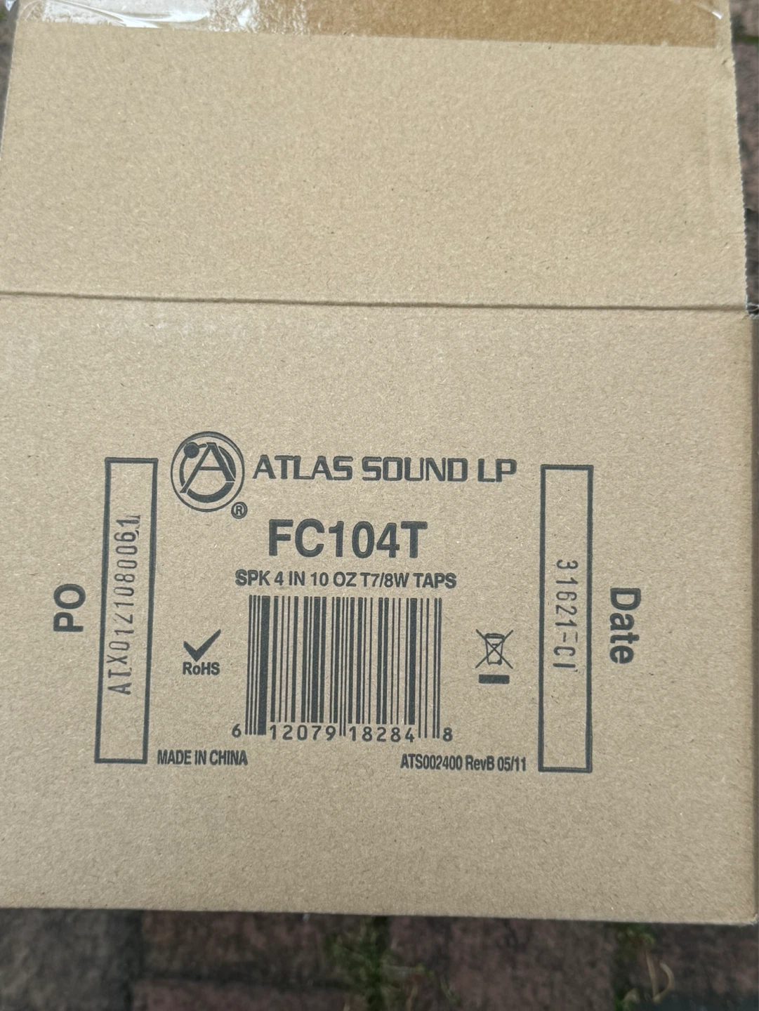 Atlas Sound FC104T Speaker Transformer 4 Inch 8 Watt - photo 4