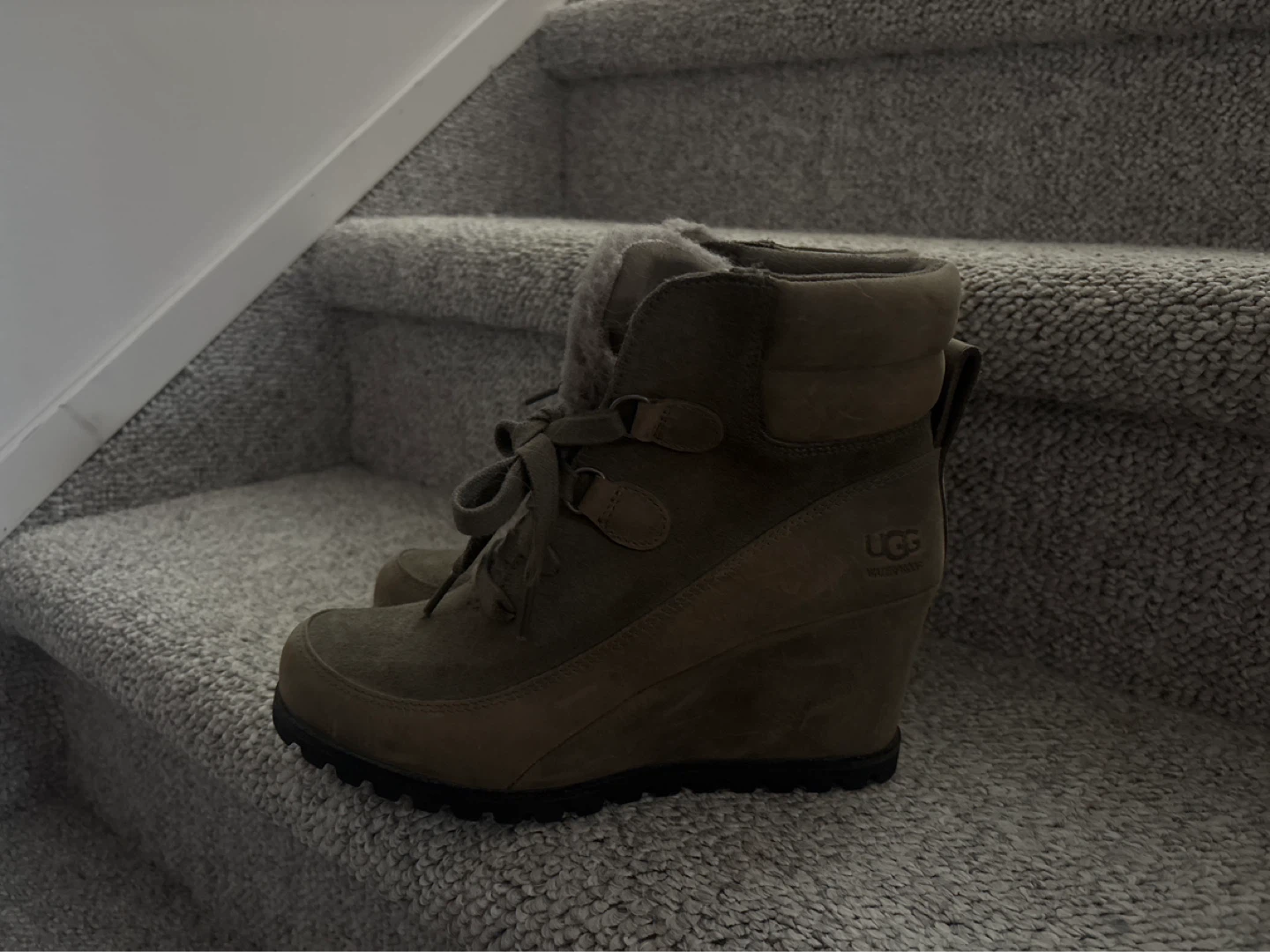 UGG Waterproof Wedge Boots size 7.5