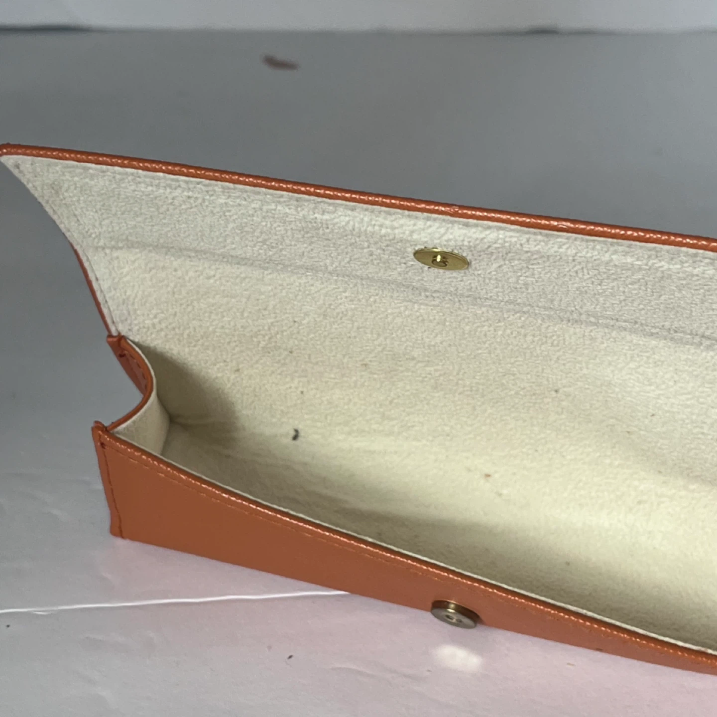 Tory Burch Orange Saffiano Leather Glasses Case - photo 3