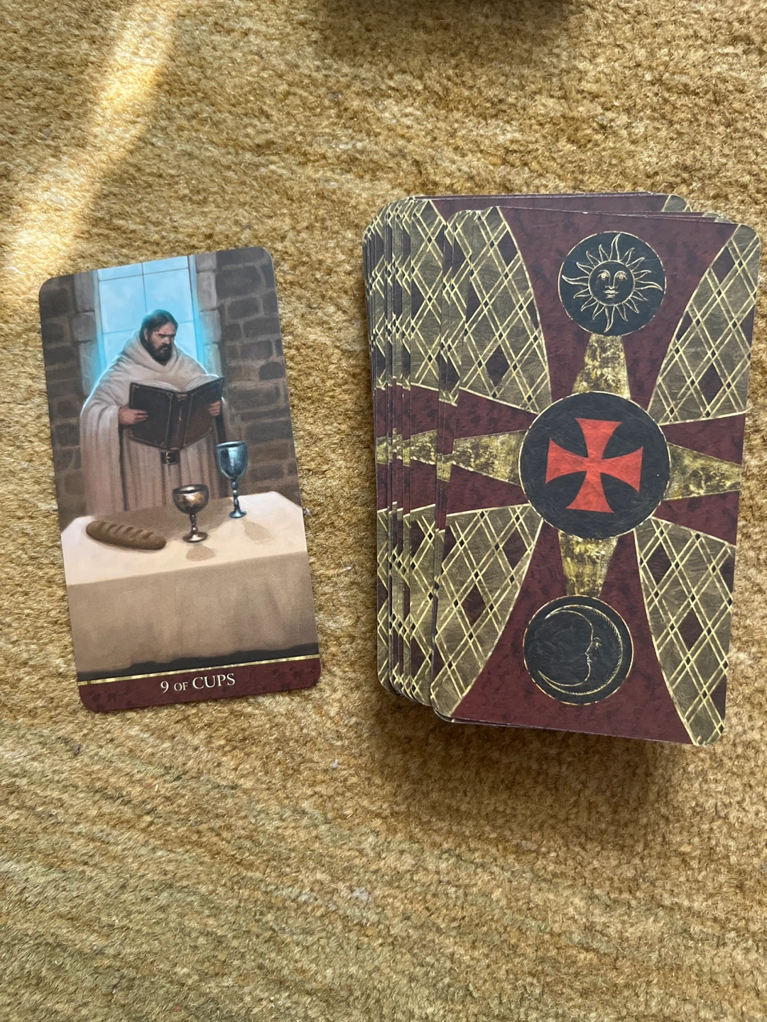 Knights Templar Tarot Deck with Box ⚽️ - photo 5
