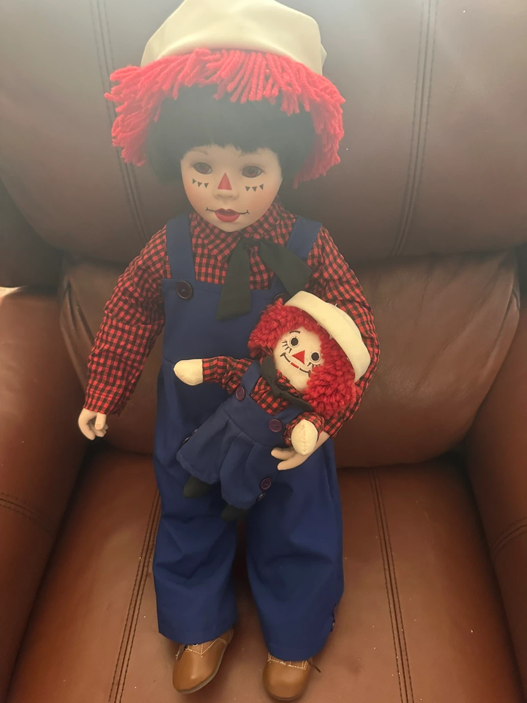 Raggedy Andy Porcelain Doll