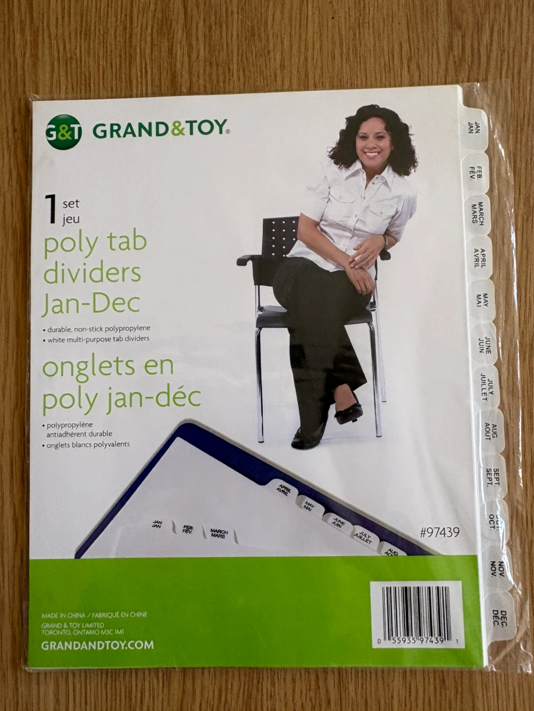 ⚽ New Poly Tab Dividers Jan-Dec