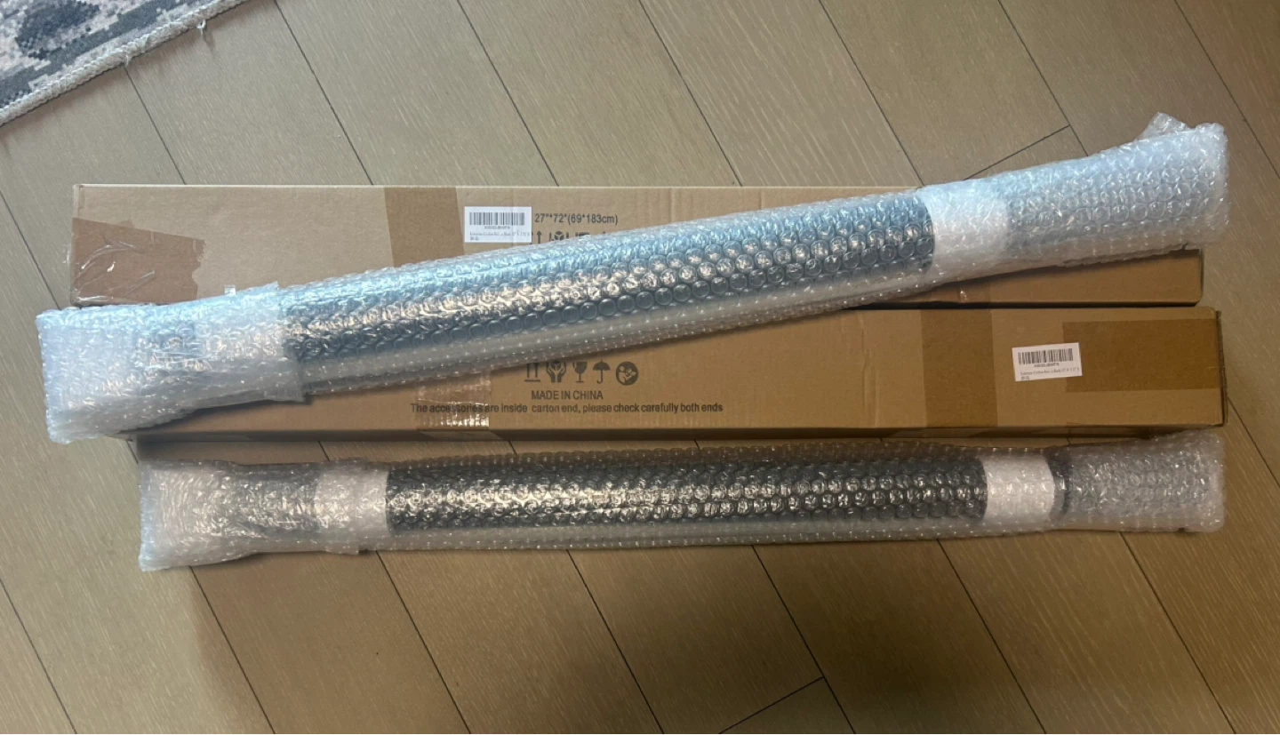 Set of 4 - Blackout Cordless Roller Blinds - 27" x 72"