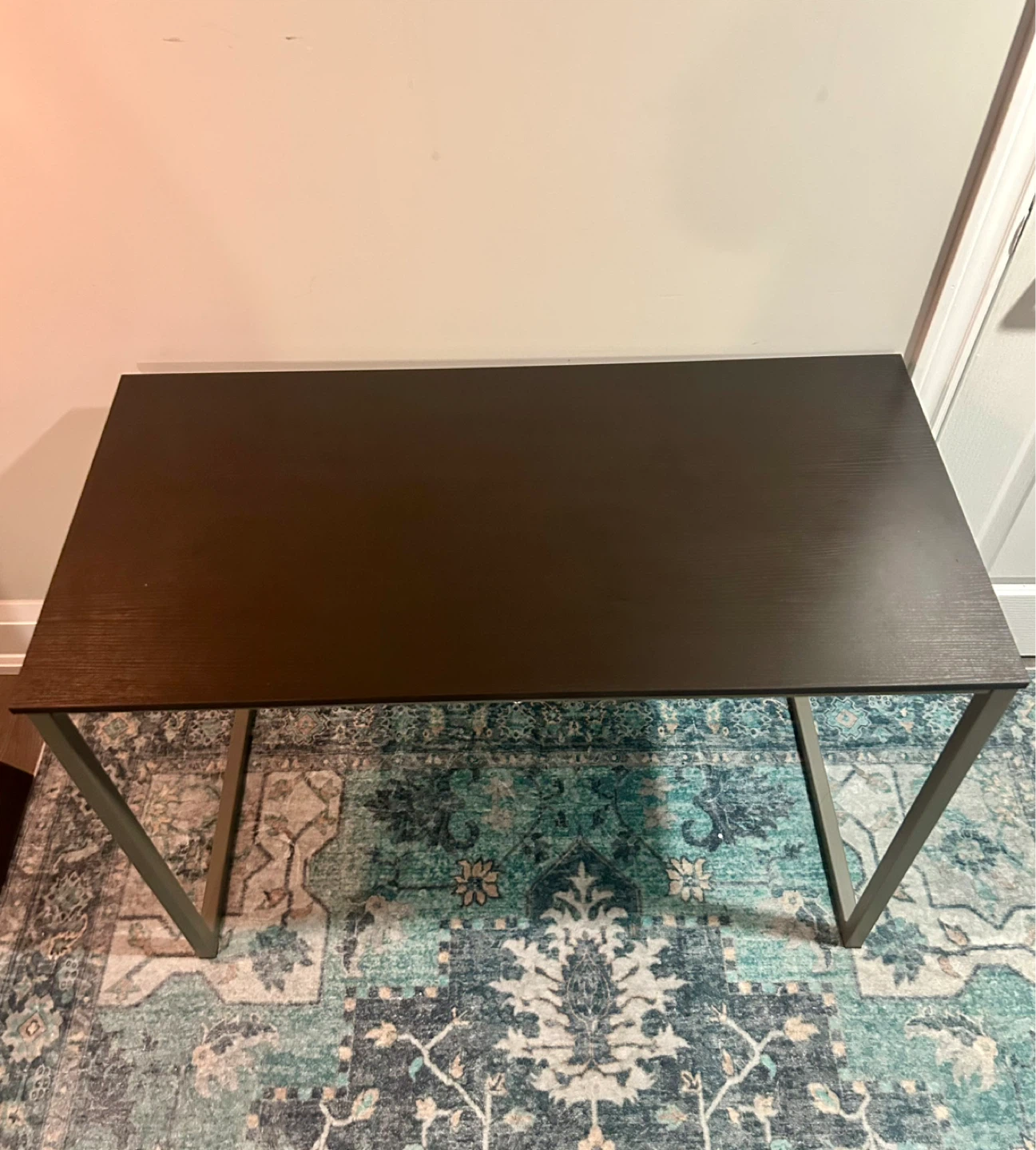 40-Inch Home Office Computer Desk, 100 x 50 cm, Espresso - photo 2