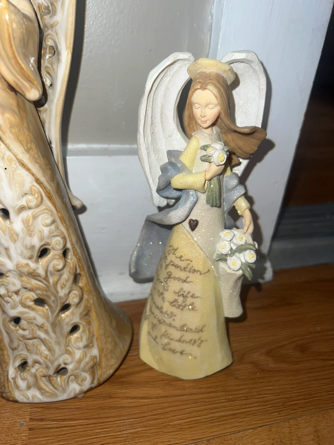 Set of 3 Angel Figurines ⚽ - photo 2