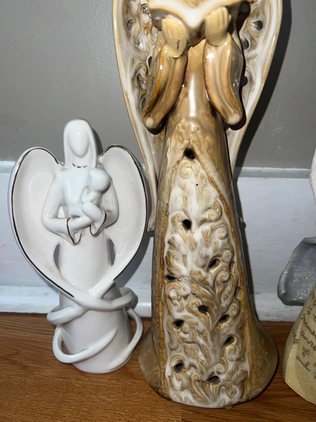 Set of 3 Angel Figurines ⚽ - photo 3