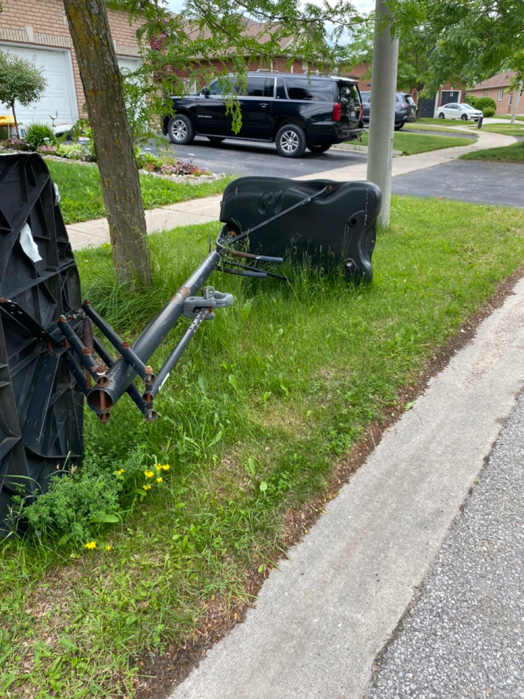 Black basketball hoop and backboard