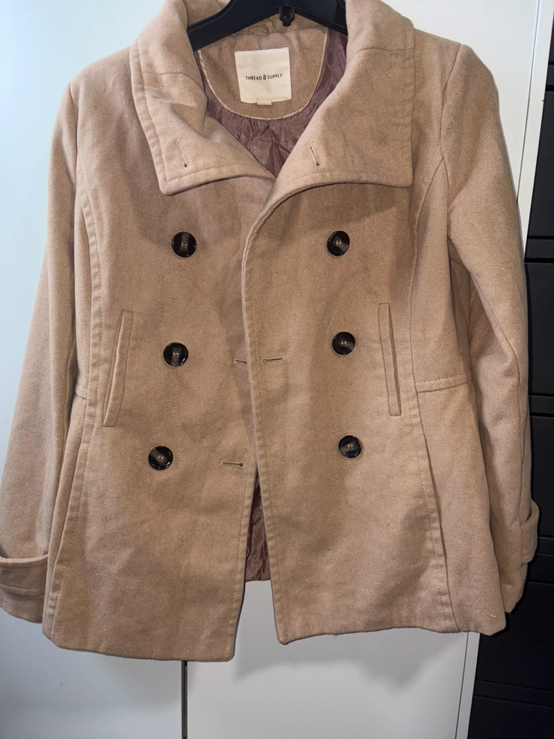 Thread & Supply Camel Peacoat