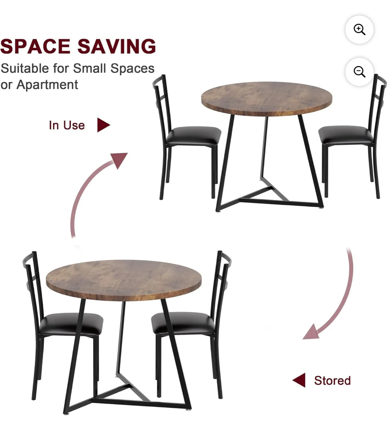 Free. Small dining table and chairs. - photo 3