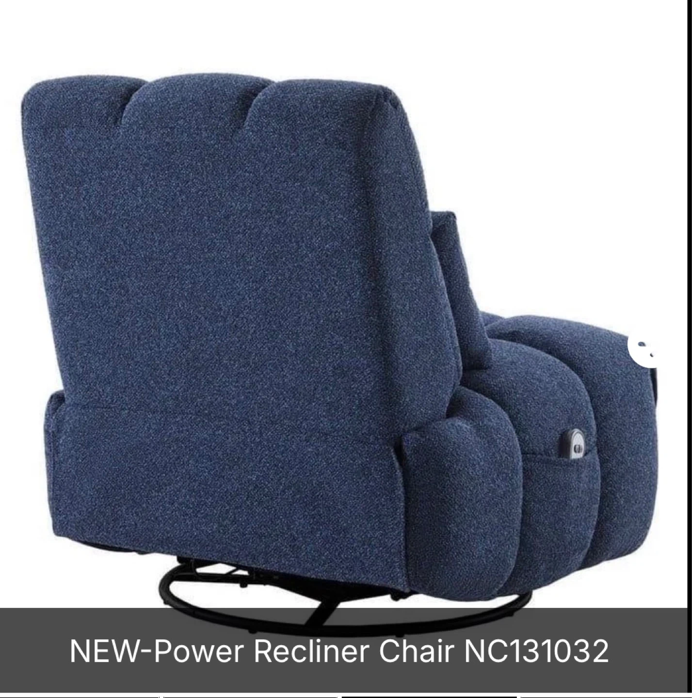 Blue Power Recliner Chair - photo 3