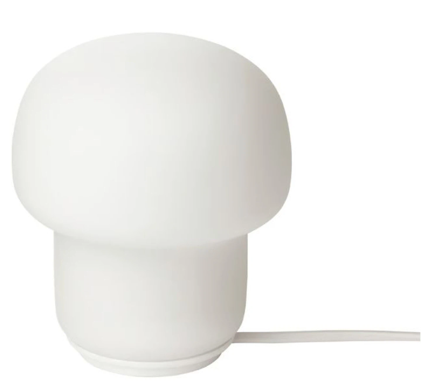 White Mushroom Lamp