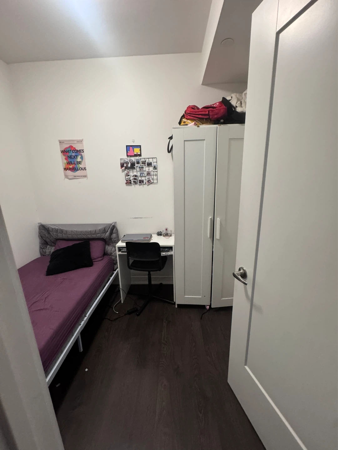 White Double Door Wardrobe