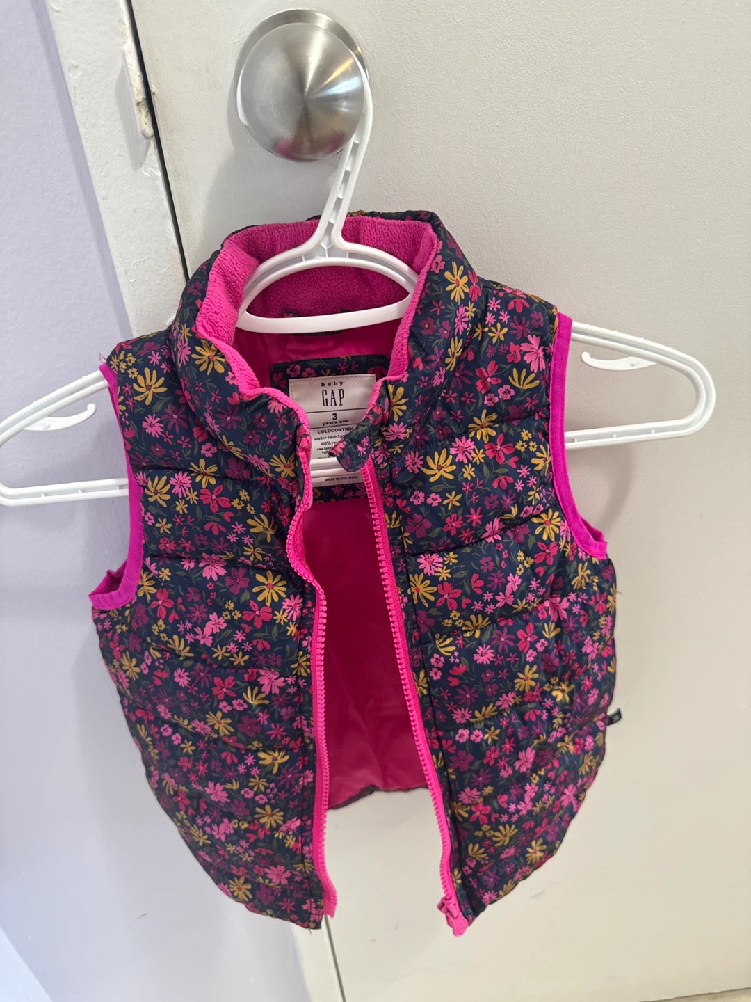 Baby Gap Floral Puffer Vest
