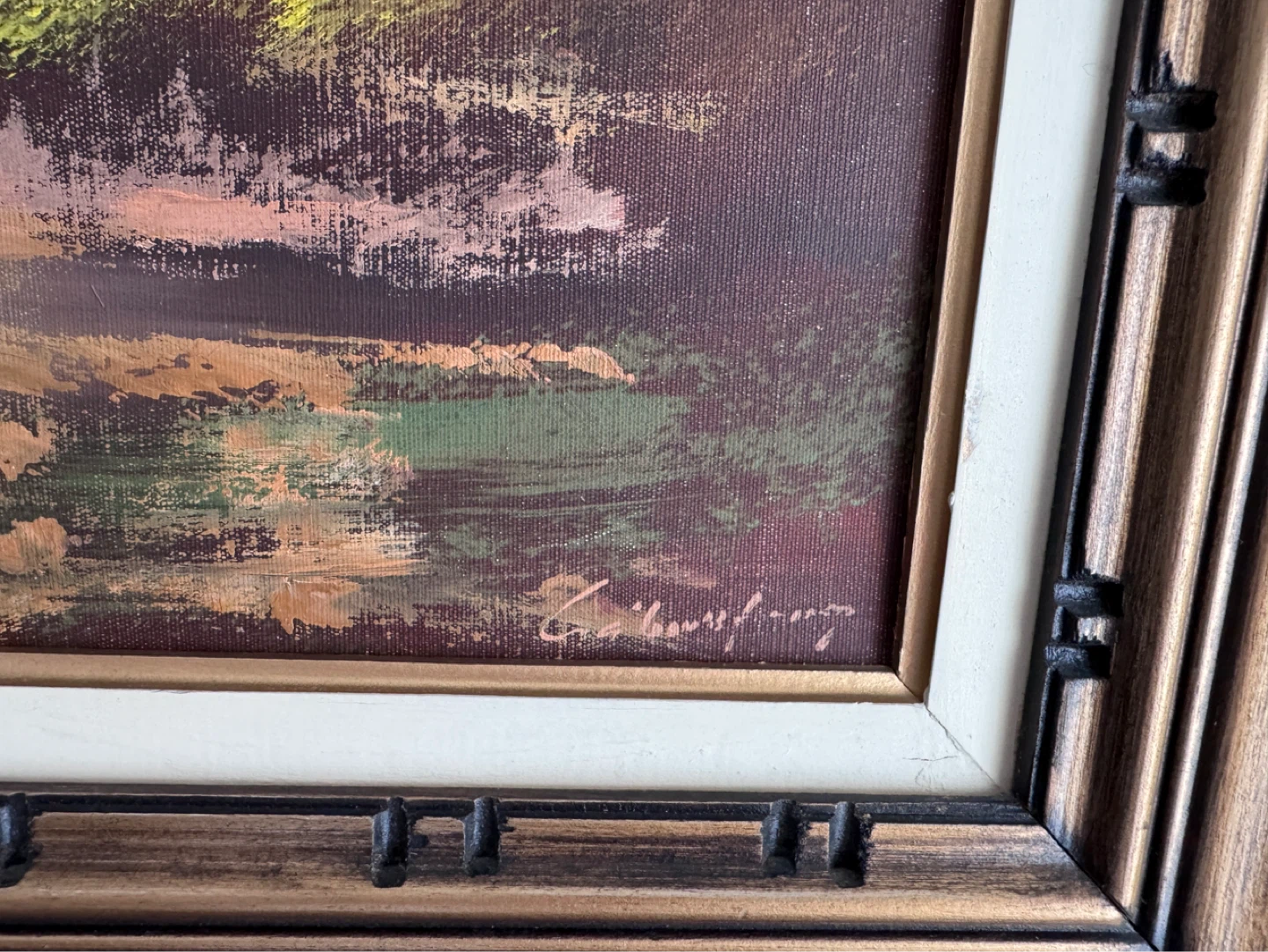 Framed Landscape Oil Painting - photo 4