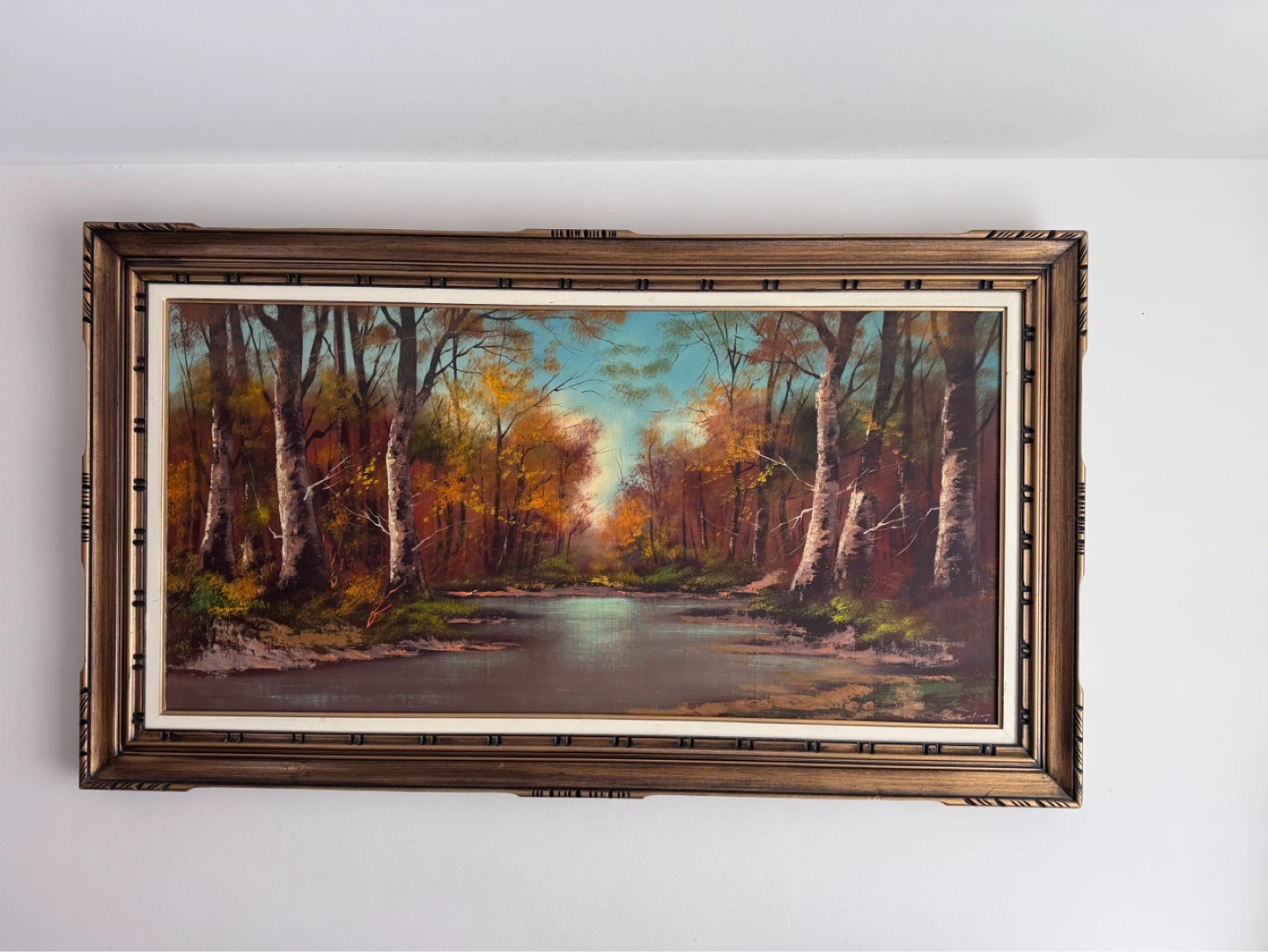 Framed Landscape Oil Painting - photo 3
