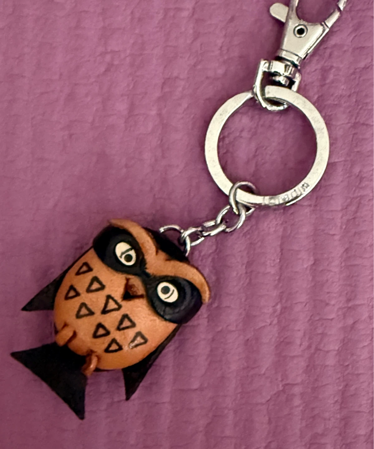 ⚽️Leather Owl Keychain