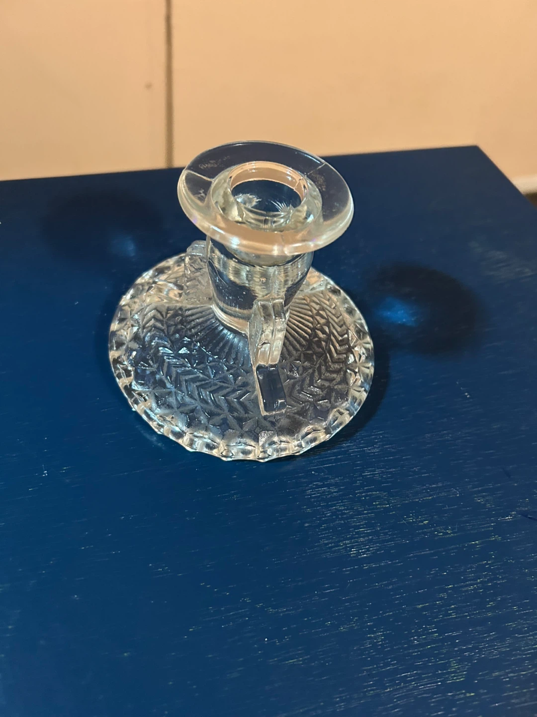 Vintage crystal pedestal candy/trinket dish - photo 3