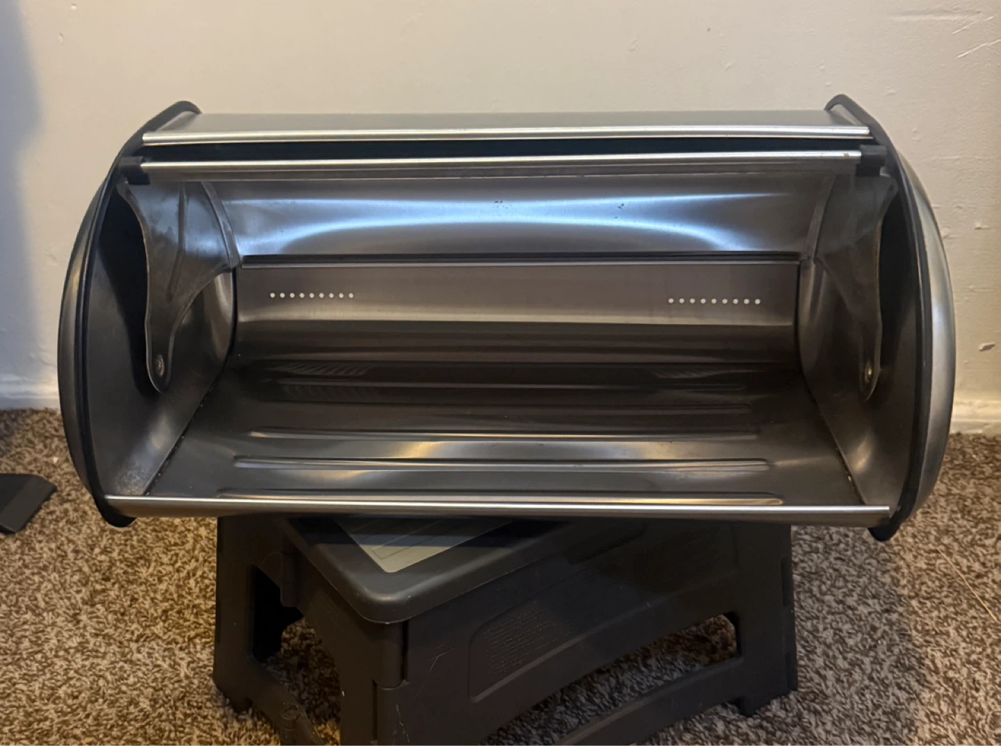 Moving Sale!!!! Stainless Steel Roll Top Bread Box - photo 2