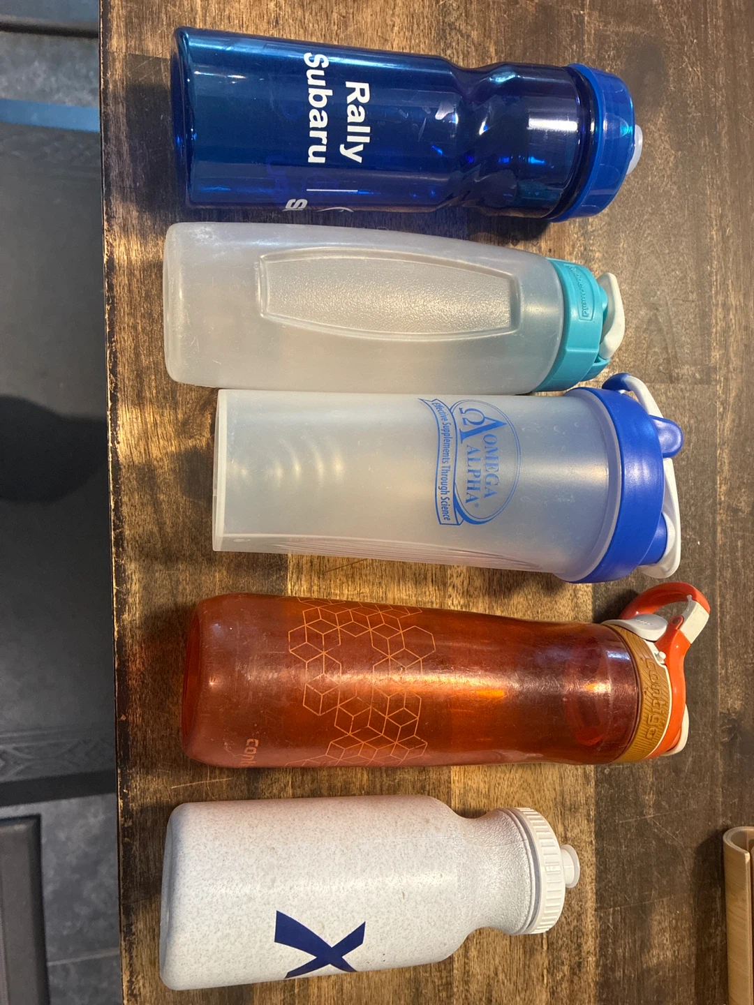Lot of 4 Water Bottles - Subaru, Omega Alpha, Contigo - photo 2