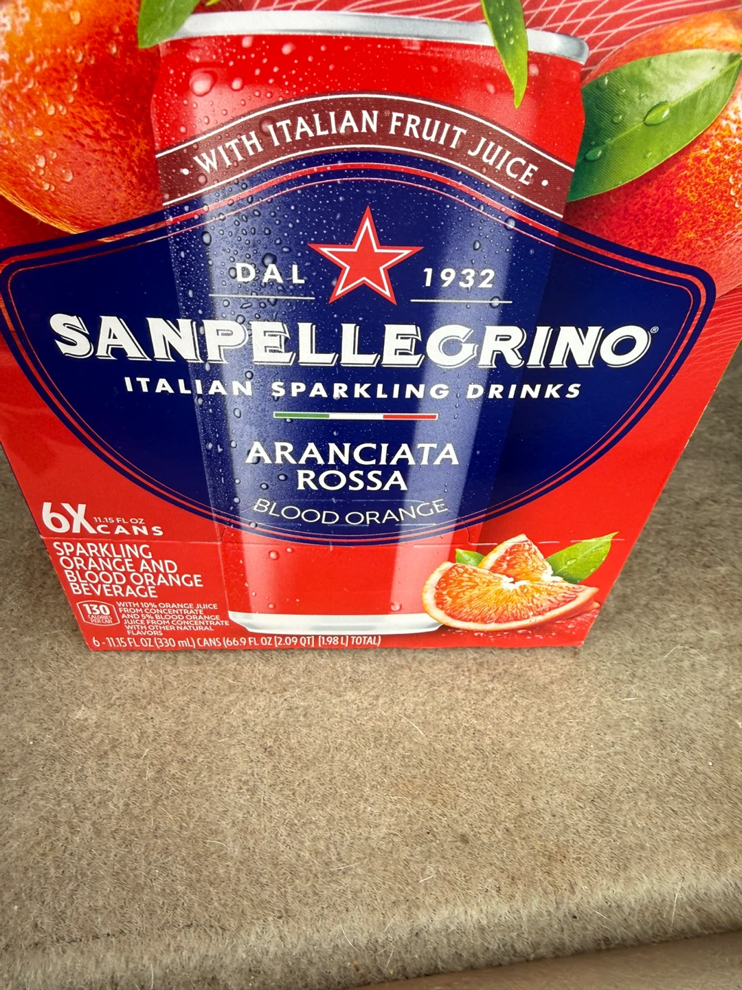⚽️San Pellegrino Italian Sparkling Drinks Variety Pack - 18 Cans - photo 2