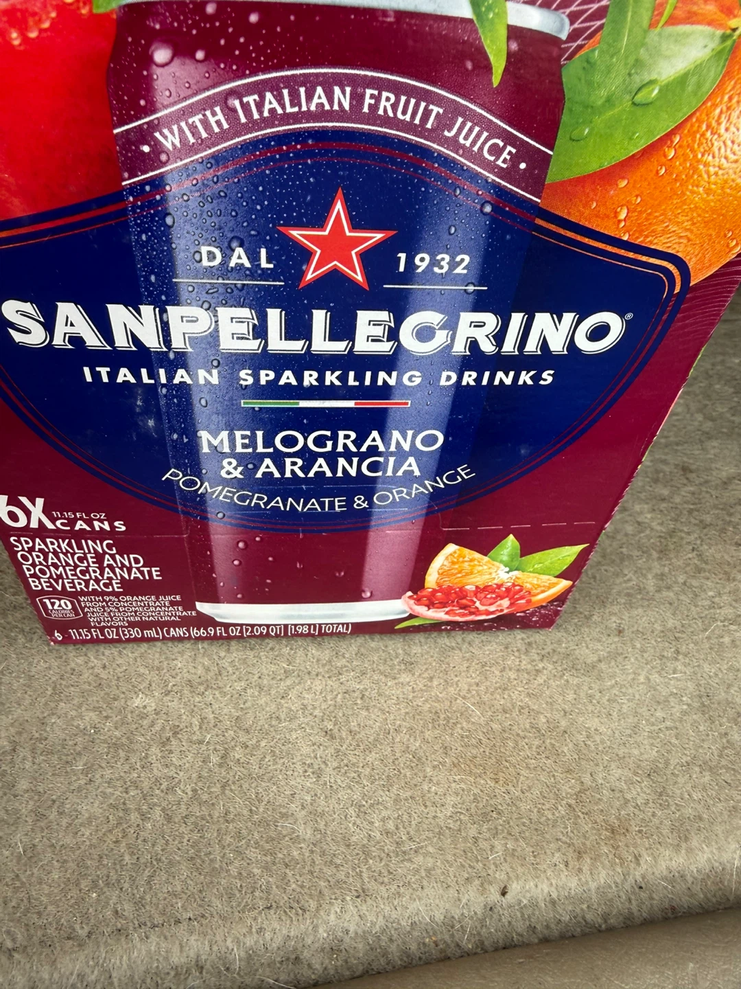 ⚽️San Pellegrino Italian Sparkling Drinks Variety Pack - 18 Cans