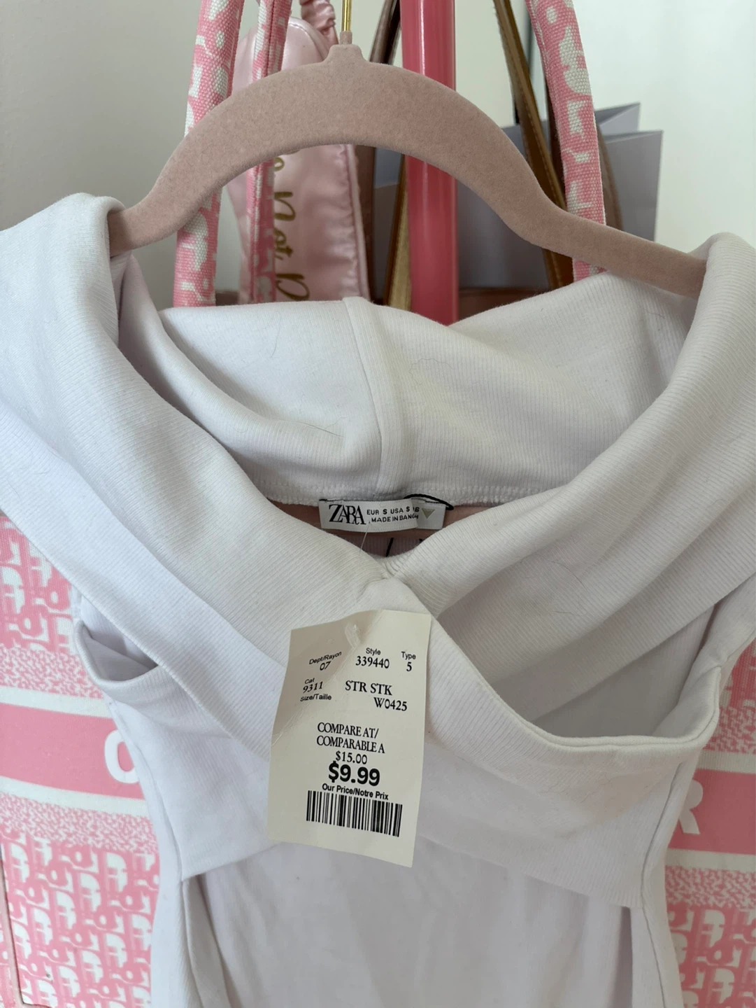 ZARA Criss-Cross Mini Dress